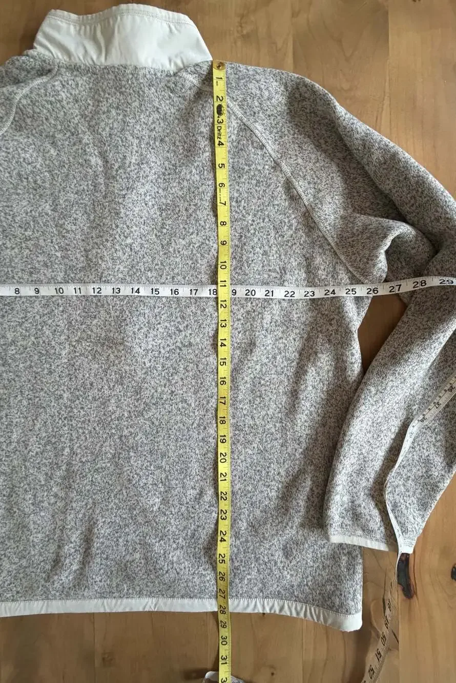 The North Face Mens Gordon Lyons 1/4 Zip Fleece Gray Heather Size XL